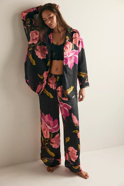 Dreamy Days Pajama Set - Black End