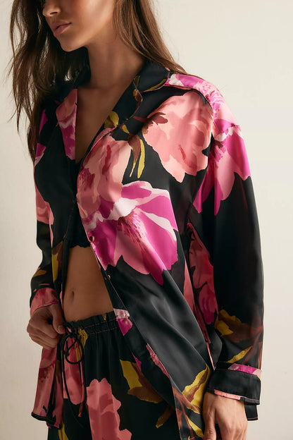 Dreamy Days Pajama Set - Black End