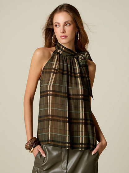 Plaid Top