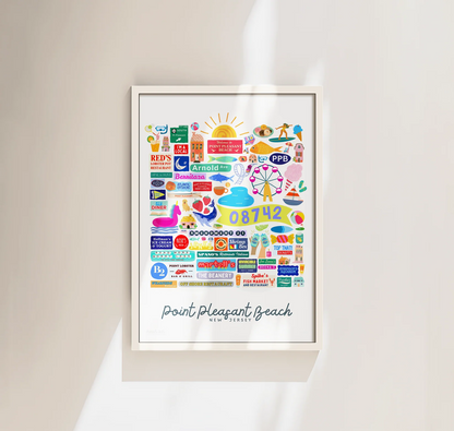 Point Pleasant Beach Framed Art