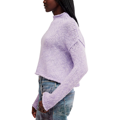 Purple Opal Rollneck Sweater