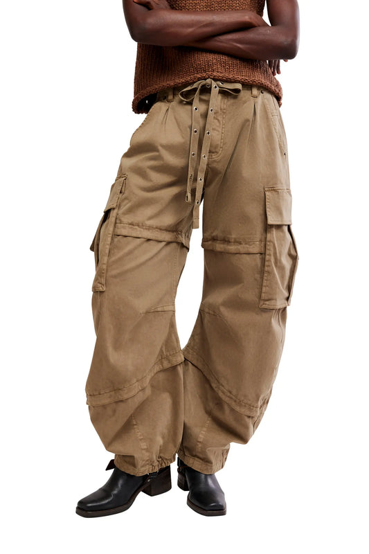 Aloe Reef Curved Cargo Twill Pant