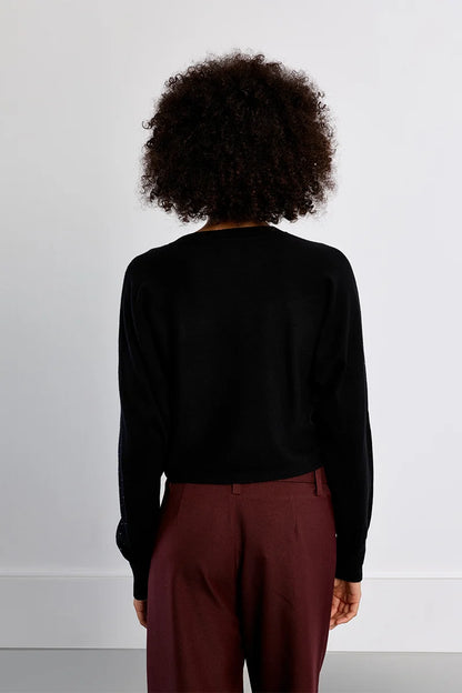 Black Studded Sweater