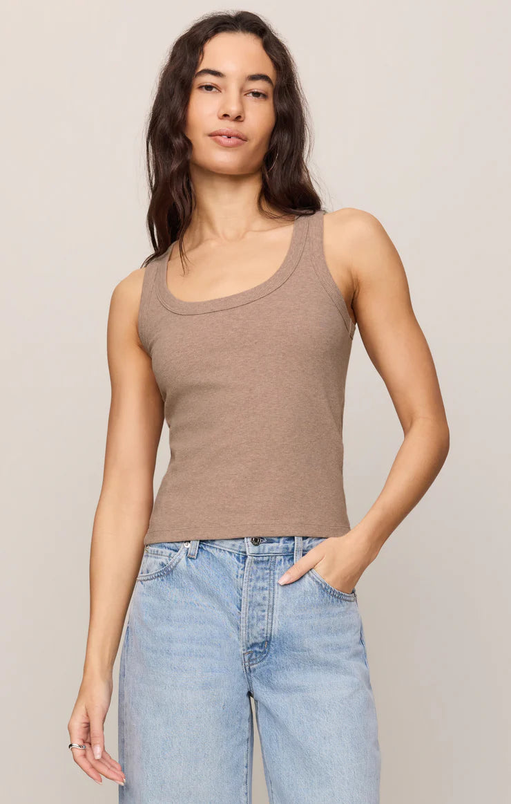 Heather Ash Rowe Scoop Tank