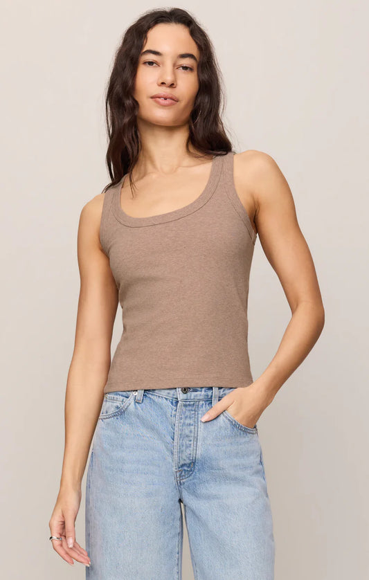 Heather Ash Rowe Scoop Tank