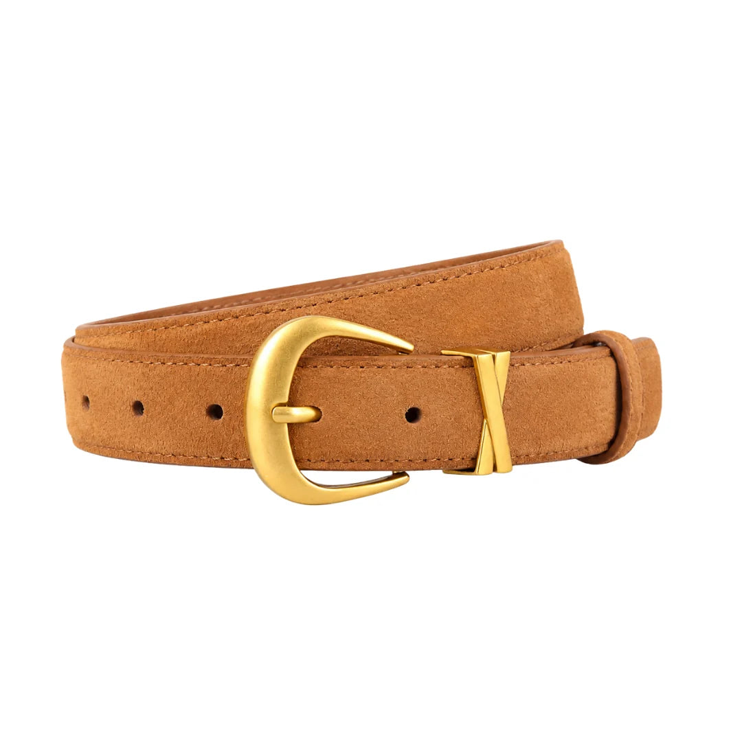 Saddle Sienna Suede Belt
