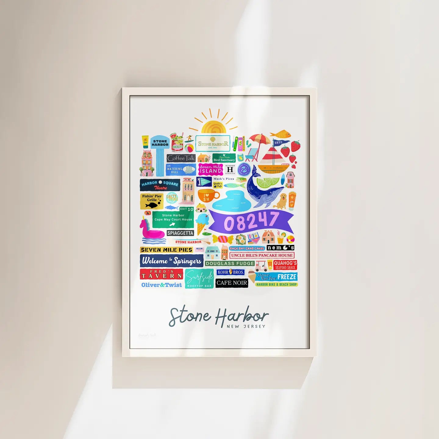 Stone Harbor Framed Art