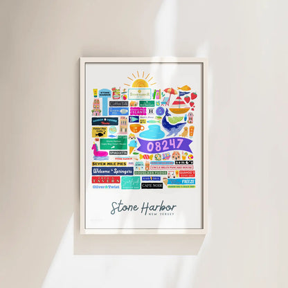 Stone Harbor Framed Art