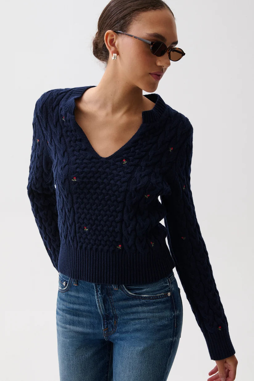 Shana Embroidered Sweater