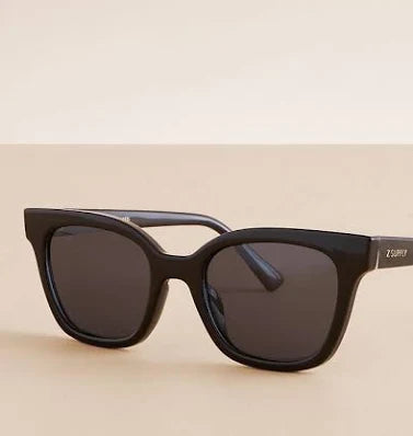 Polished Black/Grey High Tide Polarized Sunglasses
