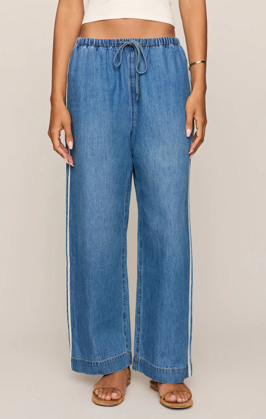 Denim Track Pant