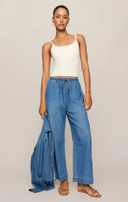 Denim Track Pant