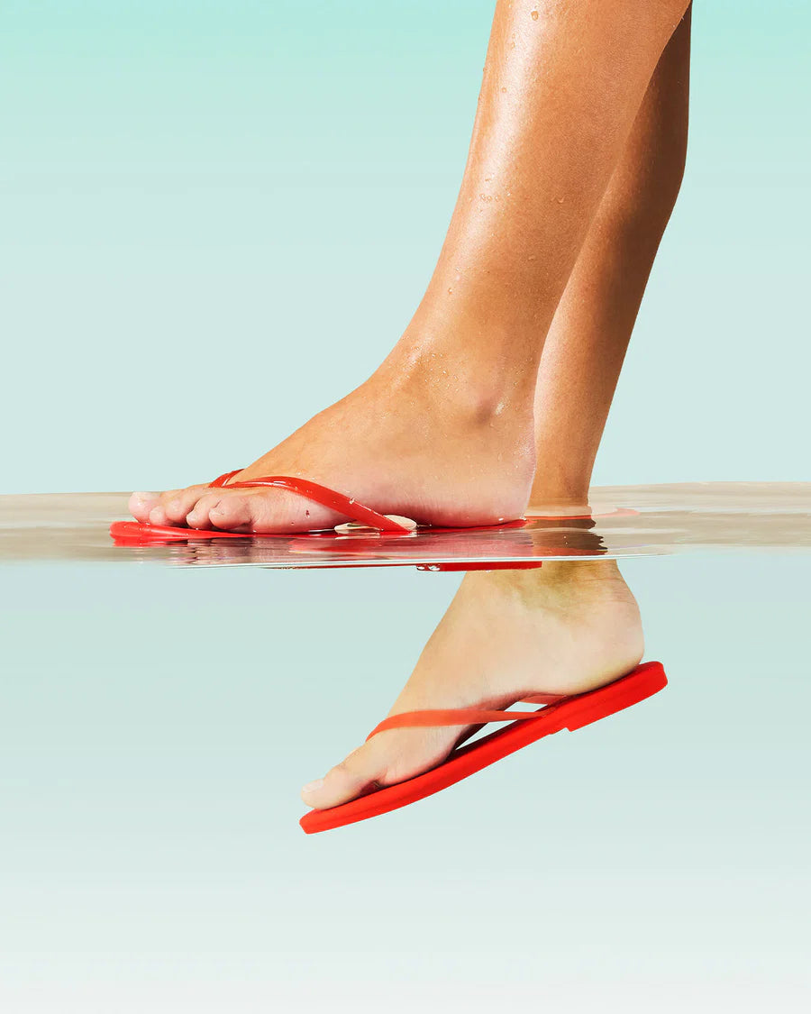 TKees Aqua Waterproof Flip Flop - Red