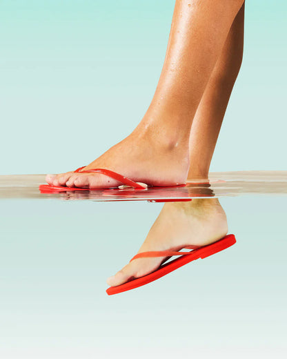 TKees Aqua Waterproof Flip Flop - Red