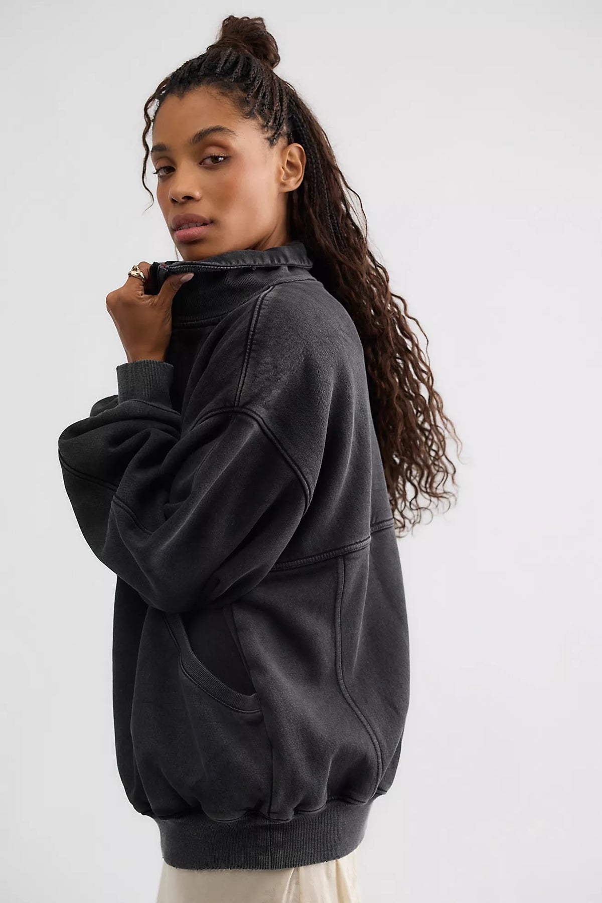 Dark Grey Banks Pullover