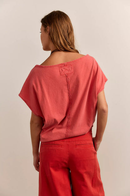Peggy Boatneck Tee - Sour Sweet