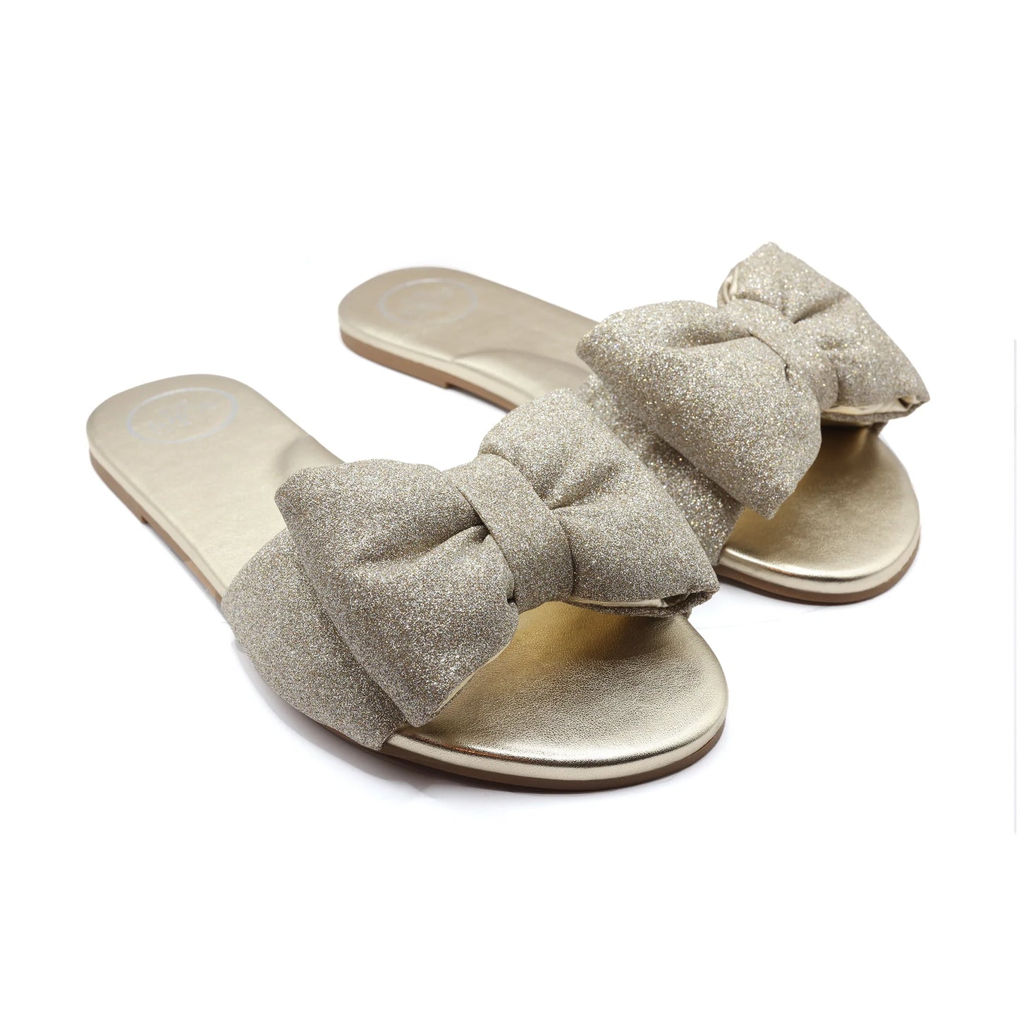 Rafie Bow Slide Sandal- Starry