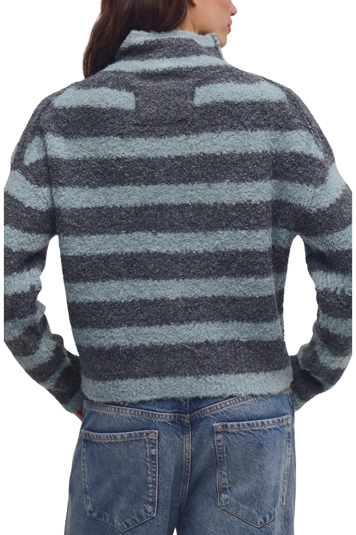 Storm Cloud Button Collection Cardigan
