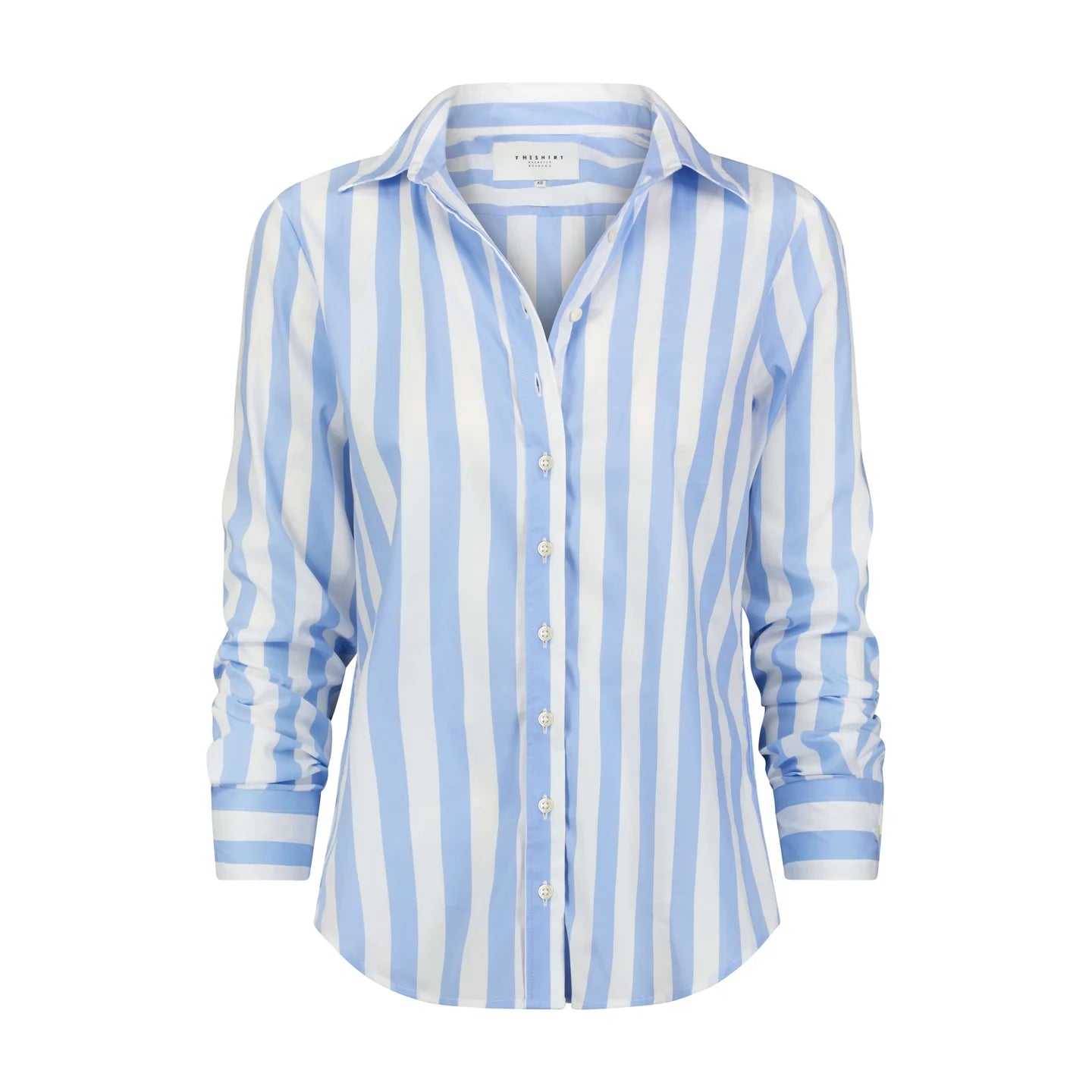 The Blue and White Stripe Boyfriend Shirt