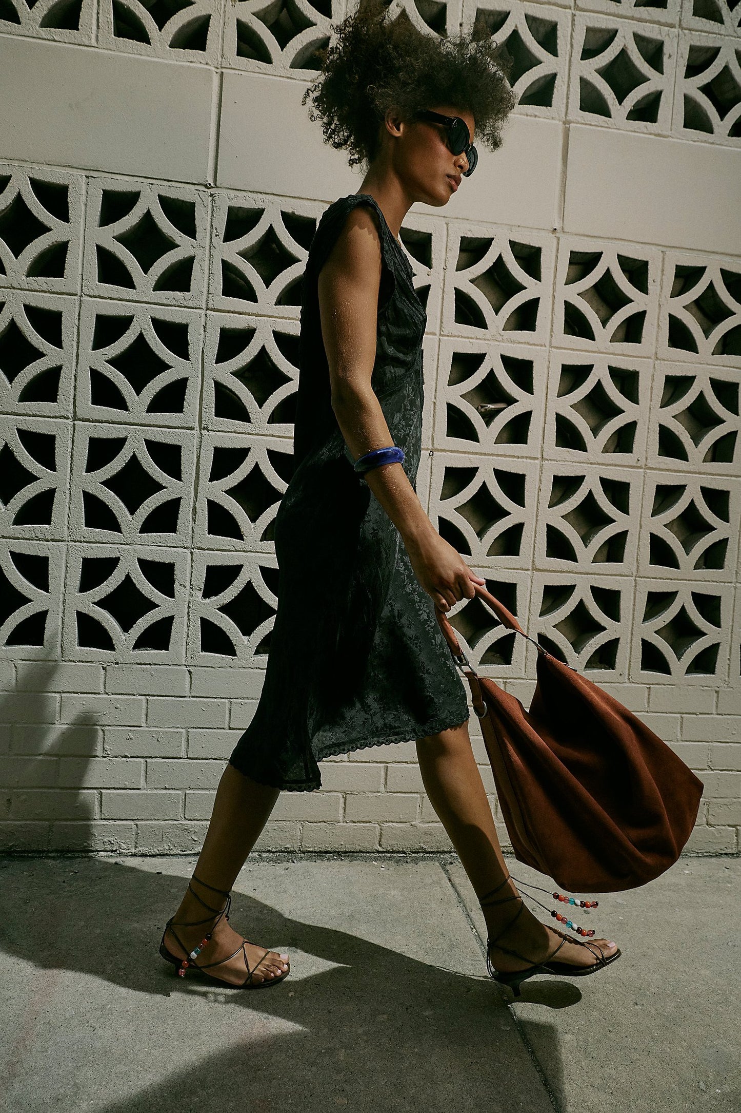 Espresso Susie Suede Slouch Tote