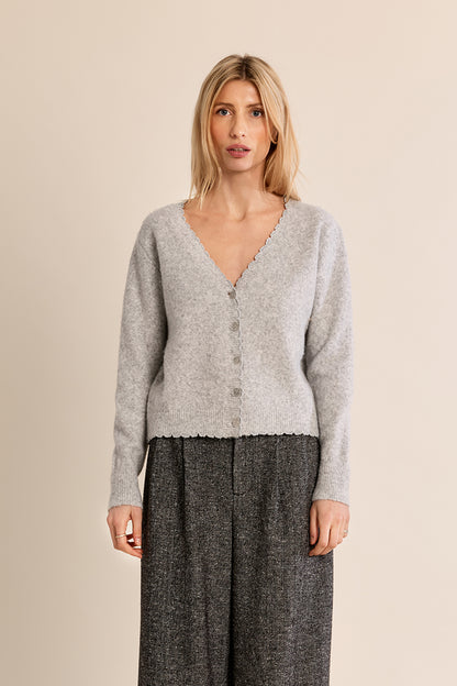 LADIES KNITTED CARDIGAN