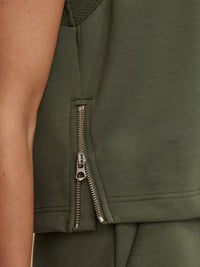 Shea Sleeveless Tank - Thyme
