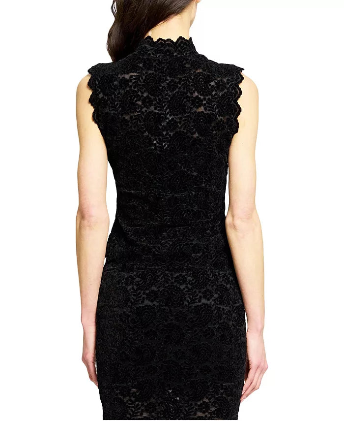 Black Tessa Lace Sleeveless Top