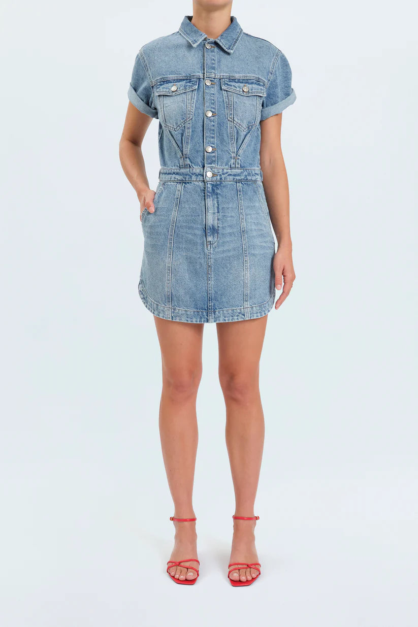 Topanga Denim Short Dress