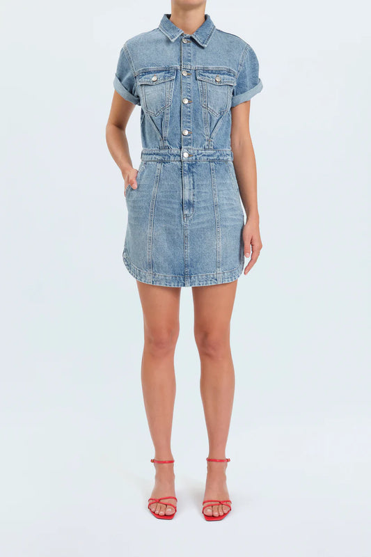 Topanga Denim Short Dress