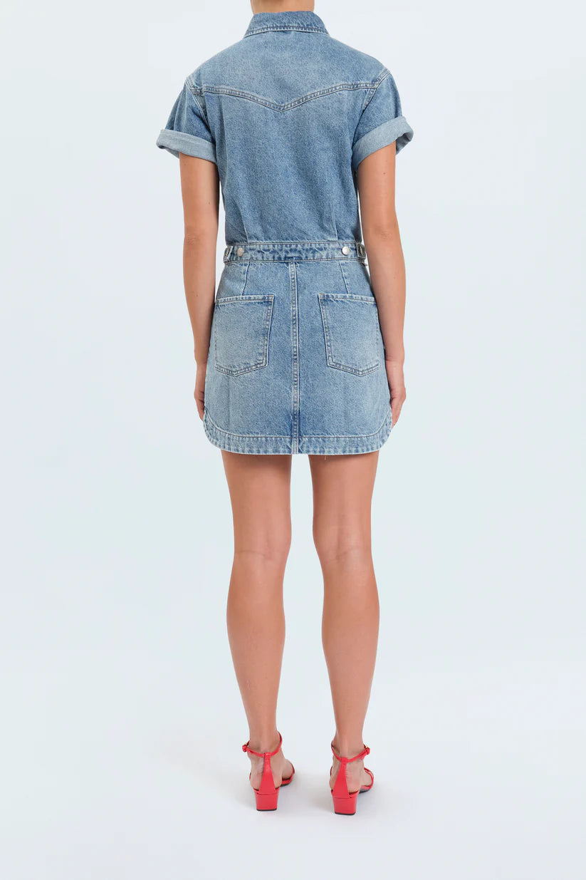 Topanga Denim Short Dress