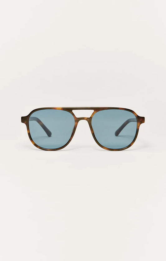 Tourist Sunglasses - Tortoise - Blue Polarized