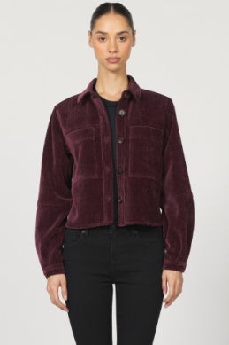 Fig Cropped Gina Jacket