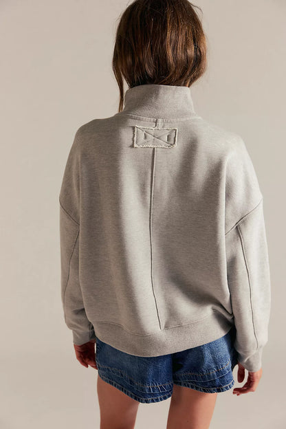Grey We The Free Timeless Pullover