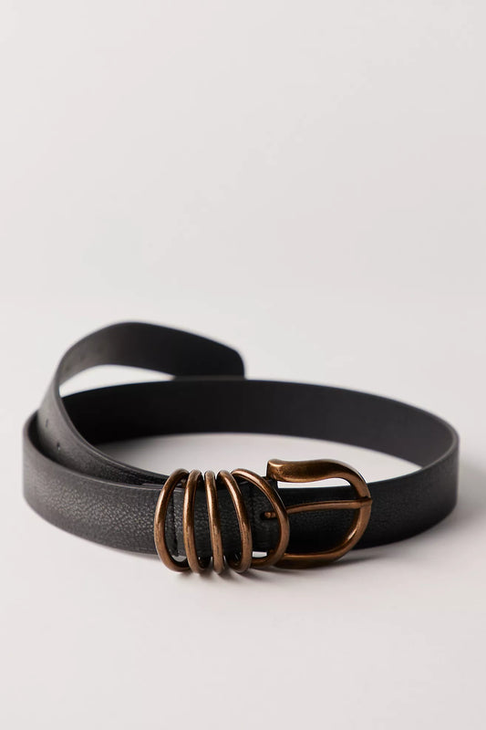 Black Rori Leather Belt