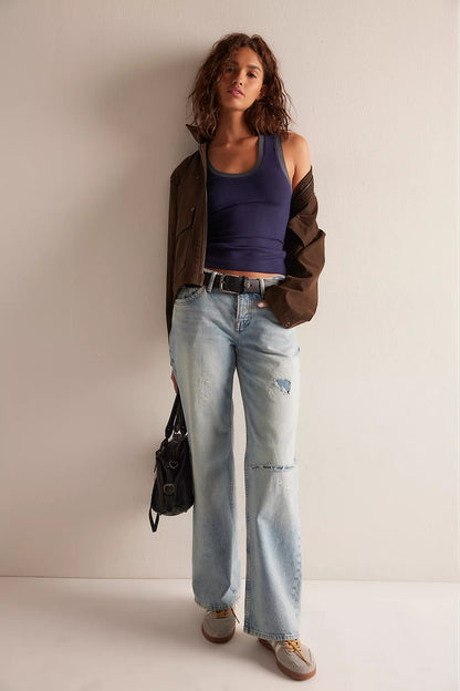 Peacoat Longer Days Tank