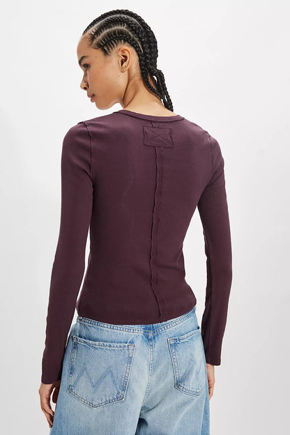 Vintage Grape We The Free Neria Long Sleeve Top