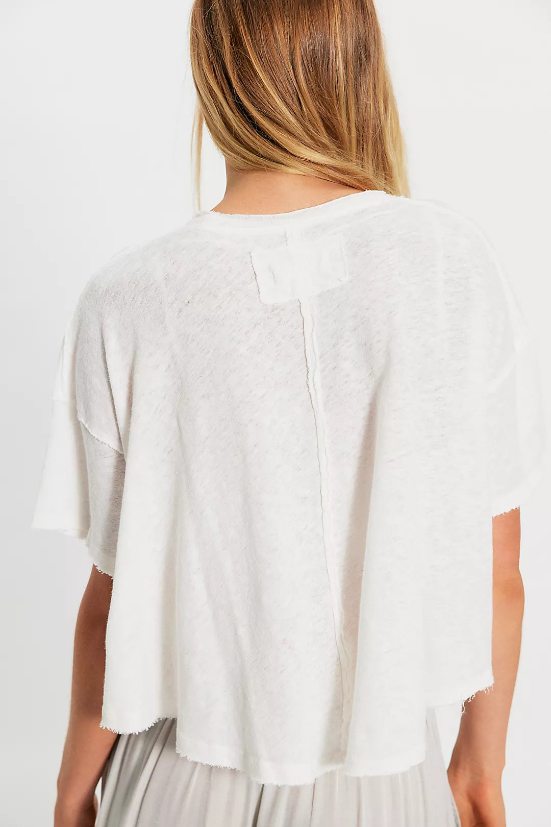 Whisper White Elsie Swing Tee