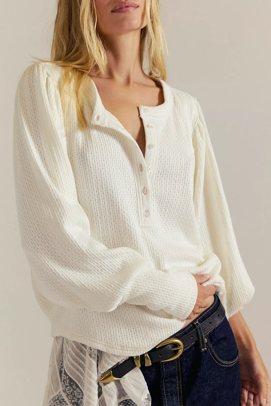 Ivory Quinn Knit Top