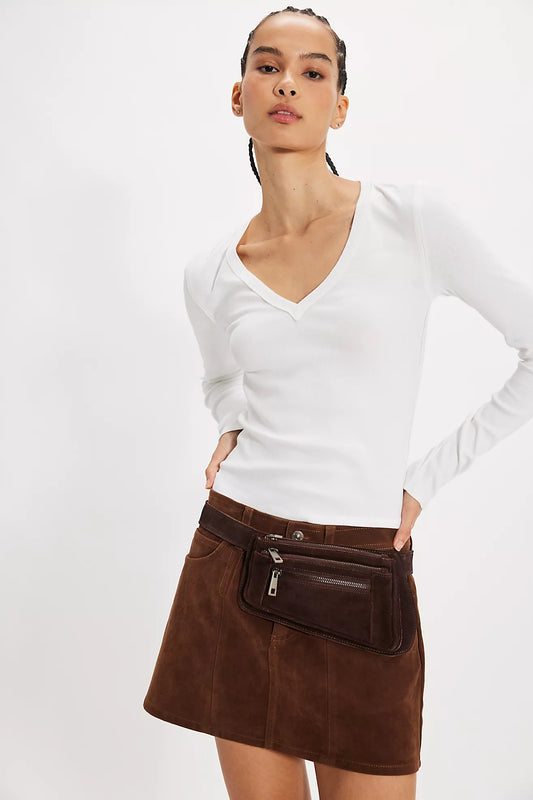 White We The Free Neria Long Sleeve Top