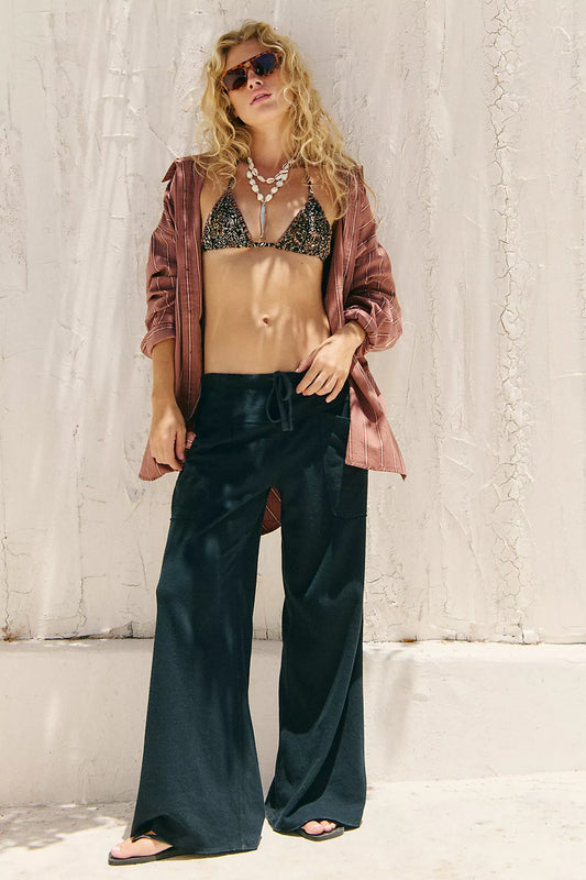 Black Staycation Lounge Pants