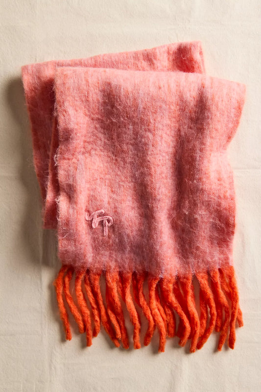 Pink Winter Chill Blanket Scarf