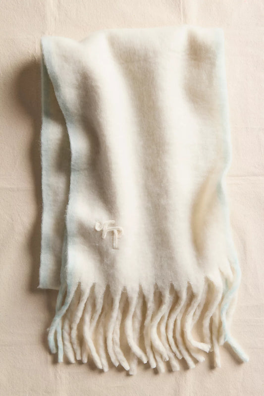 Ivory Winter Chill Blanket Scarf