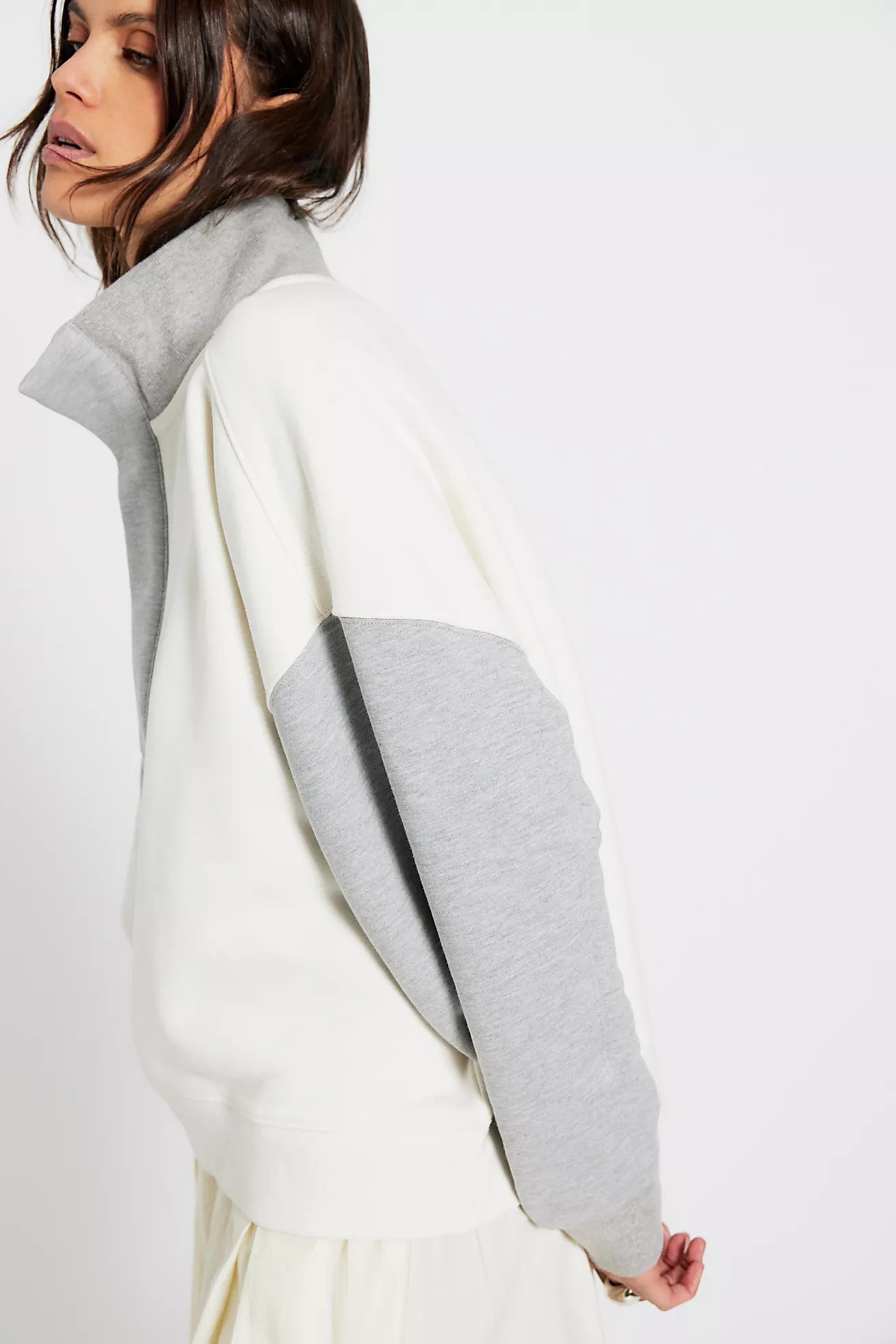 Grey Combo Timeless Pullover Sweatshirt