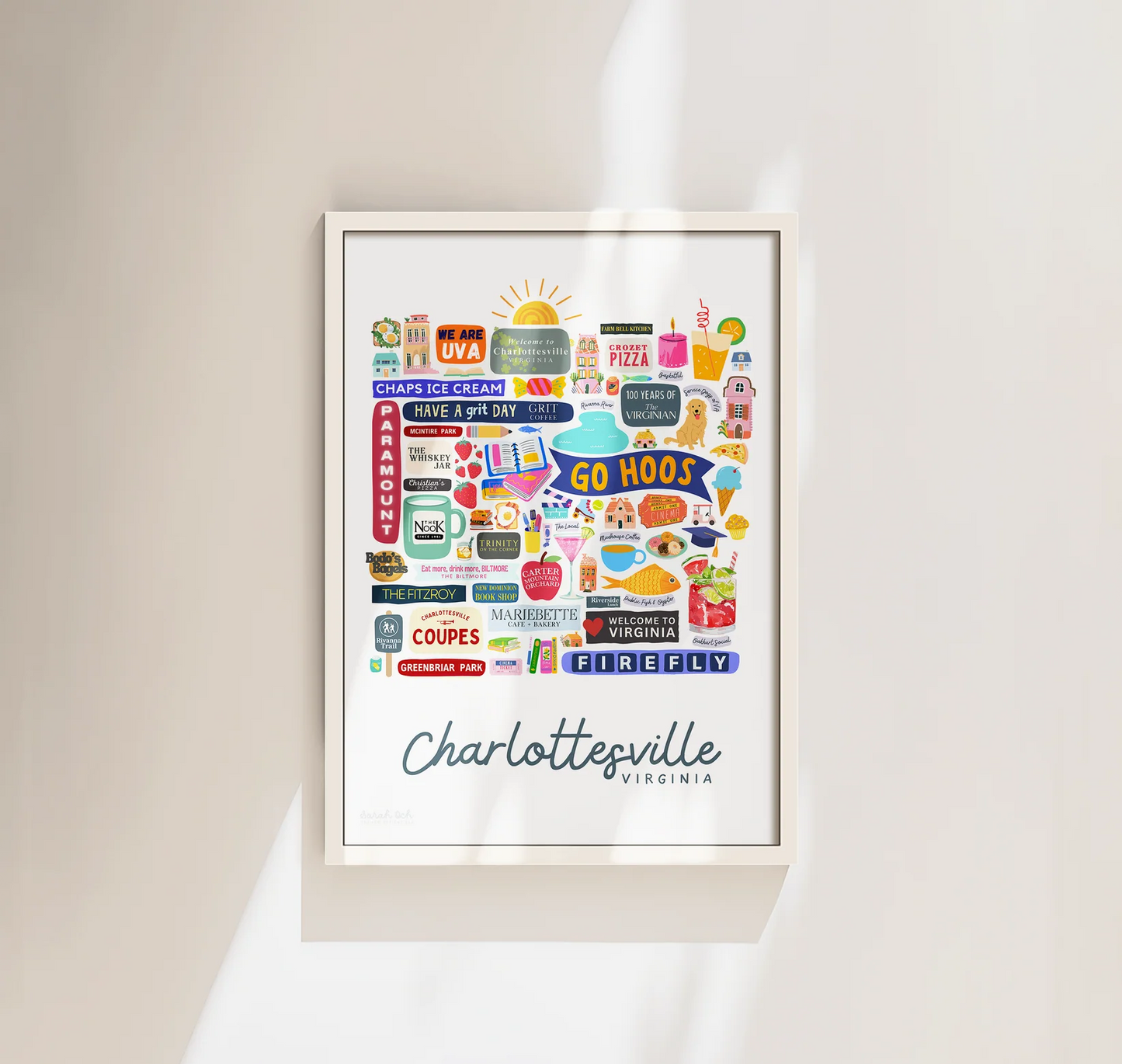 Charlottesville Framed Art