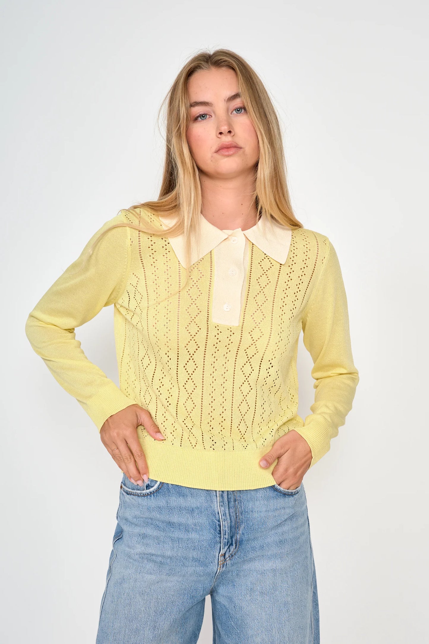 Verona Top - Butter Yellow