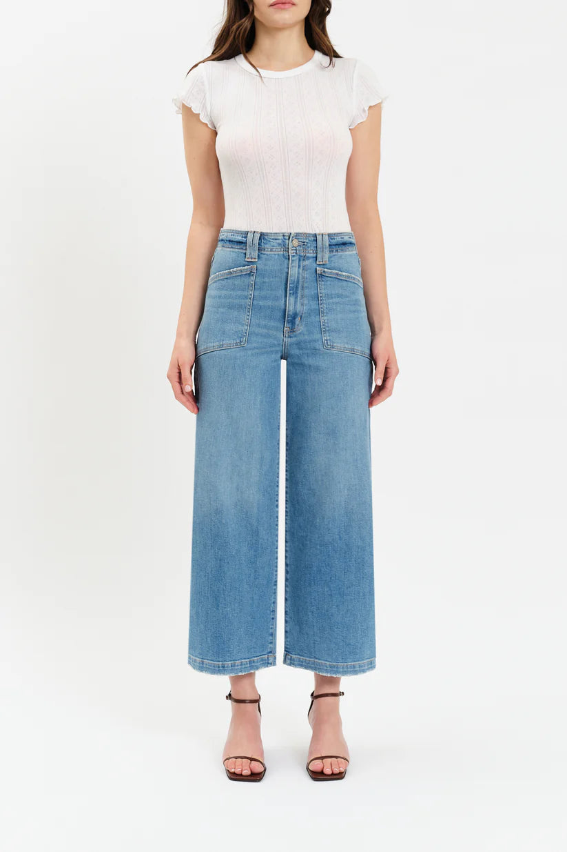 Valley Girl High Rise Patch Pocket Ankle