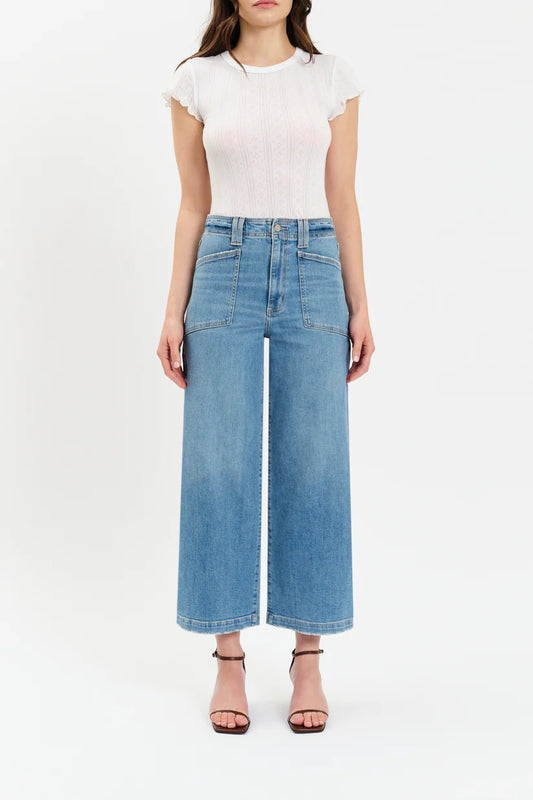 Valley Girl High Rise Patch Pocket Ankle