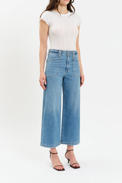 Valley Girl High Rise Patch Pocket Ankle