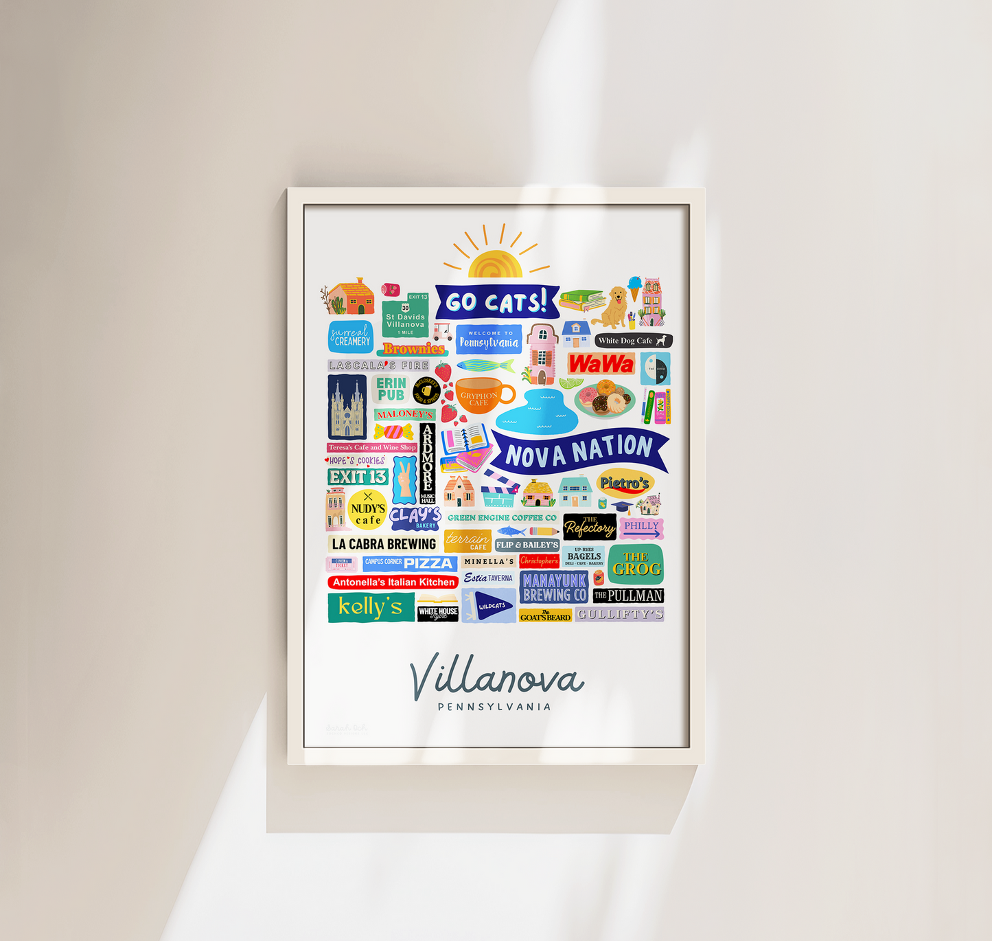Villanova Framed Art
