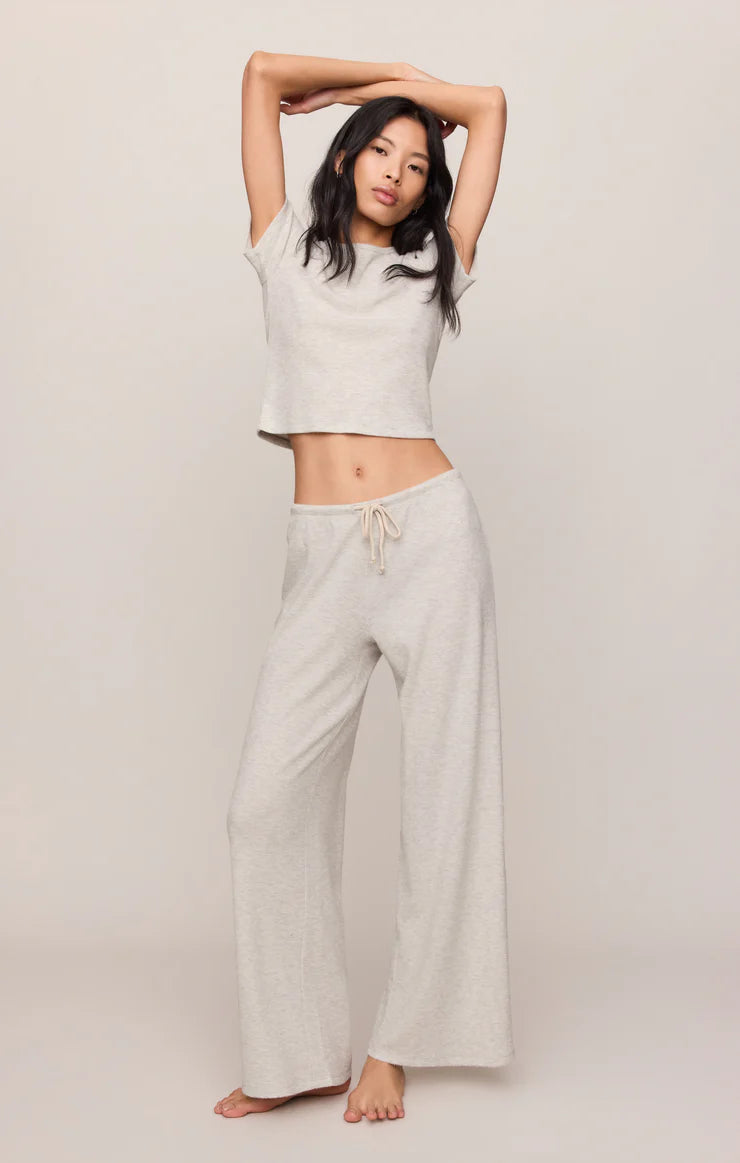 Feather Grey Waffle Pant